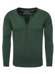 Key Largo Henleyshirt Ginger Basic Ginger (MLS00038)