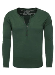 Key Largo Henleyshirt Ginger Basic Ginger (MLS00038)