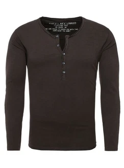 Key Largo Henleyshirt Ginger Basic Ginger (MLS00038)