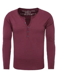 Key Largo Henleyshirt Ginger Basic vintage (MLS00038)