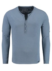 Key Largo Henleyshirt Ginger Basic Ginger (MLS00038)