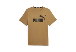 PUMA T-Shirt ESS Logo Tee Herren Khaki/Lila/Dunkelgrün/Braun/Beige