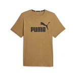 PUMA T-Shirt ESS Logo Tee Herren Khaki/Lila/Dunkelgrün/Braun/Beige