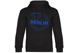 multifanshop Kapuzensweatshirt Berlin Hoodie blau