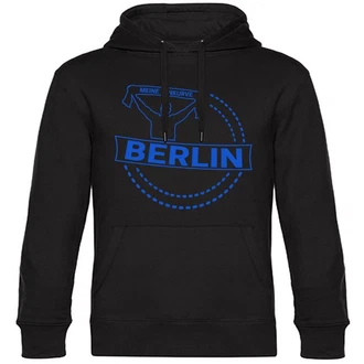 multifanshop Kapuzensweatshirt Berlin Hoodie blau