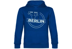 multifanshop Kapuzensweatshirt Berlin Hoodie blau