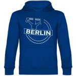 multifanshop Kapuzensweatshirt Berlin Hoodie blau