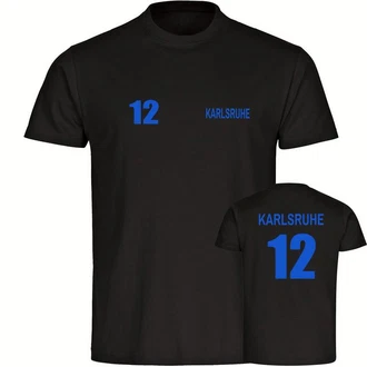 multifanshop T-Shirt Herren Karlsruhe multifanshop T-Shirt Herren Karlsruhe