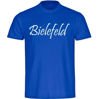 multifanshop T-Shirt Herren Bielefeld Schriftzug multifanshop T-Shirt Herren Bielefeld Schriftzug