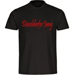 multifanshop T-Shirt Herren Dsseldorf - Dsseldorfer Jung Braun/Rosa/Rot/Gelb/Grau/Dunkelrot