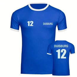 T-Shirt Kontrast Duisburg - Trikot 12 - Mnner