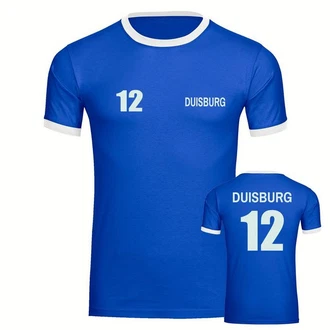multifanshop T-Shirt Kontrast Duisburg - Trikot