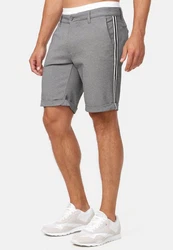 Indicode Chinoshorts Chiltern Grau/Hellgrau/Dunkelgrau