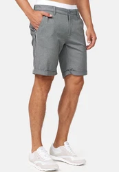Indicode Chinoshorts Chiltern Grau/Hellgrau/Dunkelgrau