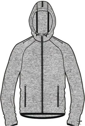 Kapuzennickijacke He.-Kapuzenjacke Toddy VIII M MELANGE/GREY DARK