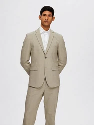 SELECTED HOMME Sakko SLHLiam Khaki/Beige/Braun