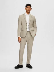 SELECTED HOMME Sakko SLHLiam Khaki/Beige/Braun