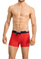 PUMA Badehose SWIM MEN LOGO TRUNK Rot/Lila/Orange