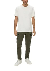 s.Oliver Cargohose mit Cargotaschen Garment Dye