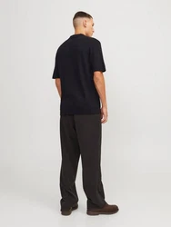 Jack & Jones Poloshirt JJEEMIL KNIT POLO Dunkelblau/Schwarz/Blau