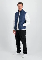 Alpha Industries Blouson Vests Puffer Vest Ultra LW Dunkelblau/Hellblau/Blau