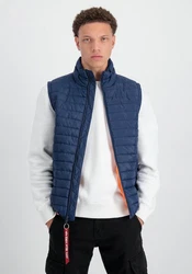 Alpha Industries Blouson Vests Puffer Vest Ultra LW Dunkelblau/Hellblau/Blau