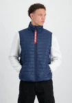Alpha Industries Blouson Vests Puffer Vest Ultra LW Dunkelblau/Hellblau/Blau