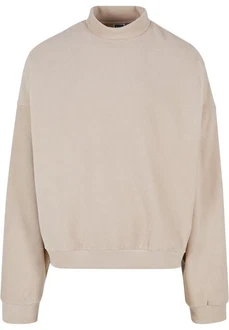URBAN CLASSICS Rundhalspullover Herren Oversized Polar Fleece Crew