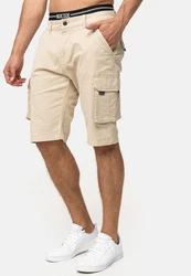 Indicode Cargoshorts Coeur Khaki/Beige