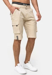 Indicode Cargoshorts Coeur Khaki/Beige
