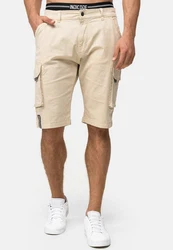 Indicode Cargoshorts Coeur Khaki/Beige