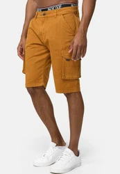 Indicode Cargoshorts Coeur Braun/Orange/Gelb/Beige