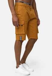 Indicode Cargoshorts Coeur Braun/Orange/Gelb/Beige