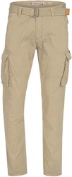 Indicode Cargohose WILLIAM Khaki/Beige/Braun