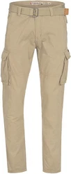 Indicode Cargohose WILLIAM Khaki/Beige/Braun
