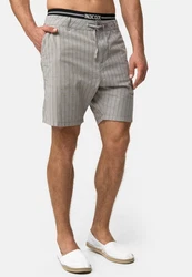 Indicode Chinoshorts Giwgros Gelb/Khaki/Beige