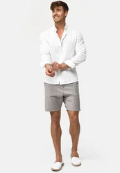 Indicode Chinoshorts Giwgros Gelb/Khaki/Beige