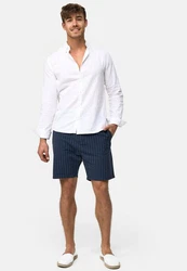 Indicode Chinoshorts Giwgros Dunkelblau/Blau