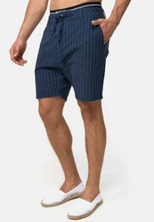 Indicode Chinoshorts Giwgros Dunkelblau/Blau