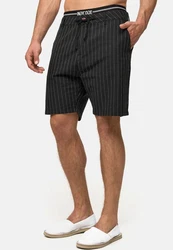 Indicode Chinoshorts Giwgros Gelb/Dunkelblau/Schwarz/Blau