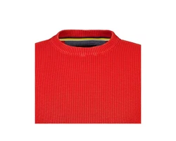 LERROS Longpullover Regular Fit rot