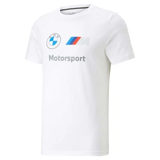 PUMA T-Shirt BMW Motorsport ESS Logo Tee Weiß/Creme/Blau