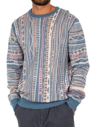 Strickpullover Sweatpulli Theodore Summer, G XXL F dusty blue