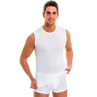 HERMKO Unterhemd Muskelshirt mit Rundhals-Ausschnitt HERMKO Unterhemd Muskelshirt mit Rundhals-Ausschnitt
