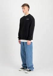 Alpha Industries Sweater Holographic SL Schwarz/Dunkelblau