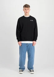 Alpha Industries Sweater Holographic SL Schwarz/Dunkelblau