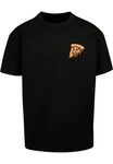 Merchcode T-Shirt Herren Pizza Comic Tee Schwarz/Gelb
