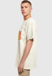 Merchcode T-Shirt Silent Sign Comic Heavy Oversized Tee Weiß/Khaki/Creme