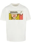 Merchcode T-Shirt Silent Sign Comic Heavy Oversized Tee Weiß/Creme