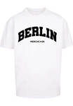 Merchcode T-Shirt Berlin Wording - Heavy Oversize Tee Rot/Hellblau/Weiß/Beige/Creme/Blau